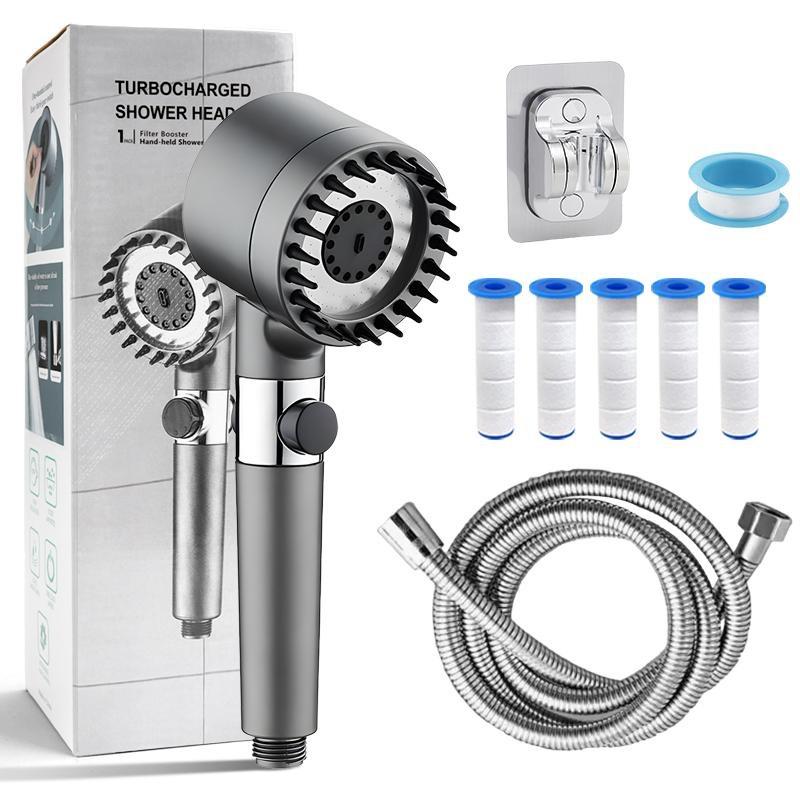 Filtered Shower Head with 3 Spray Modes & Relaxing Water Boost,