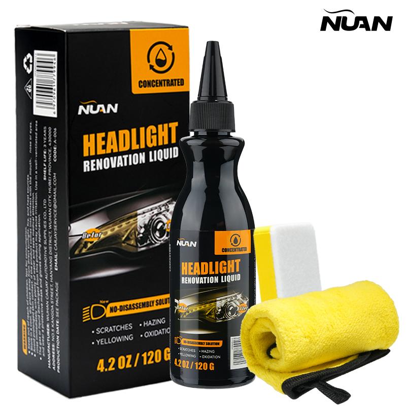 NUAN Headlight Restoration Wax - Crystal Clear Finish-pm（50% off at checkout！）