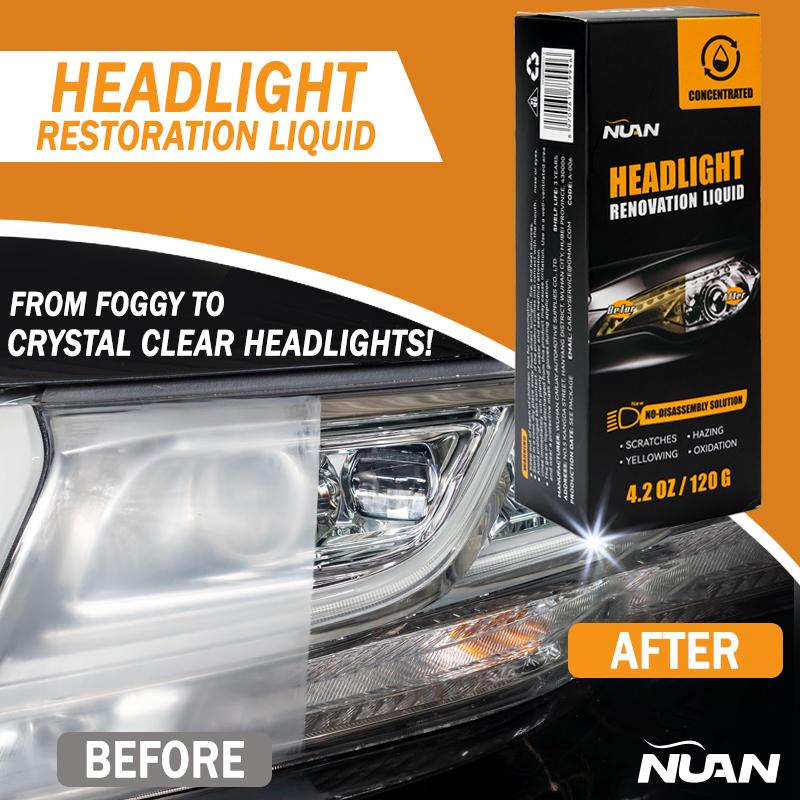NUAN Headlight Restoration Wax - Crystal Clear Finish-pm（50% off at checkout！）