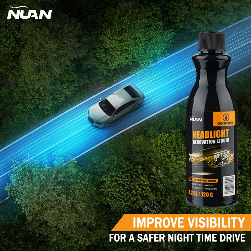 NUAN Headlight Restoration Wax - Crystal Clear Finish-pm（50% off at checkout！）