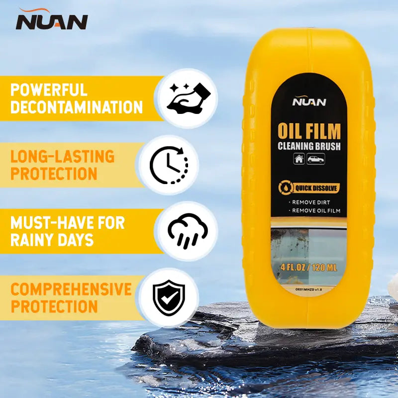 NUAN Windshield Cleaning Brush - Oil Film Remover-zz（50% off at checkout！）