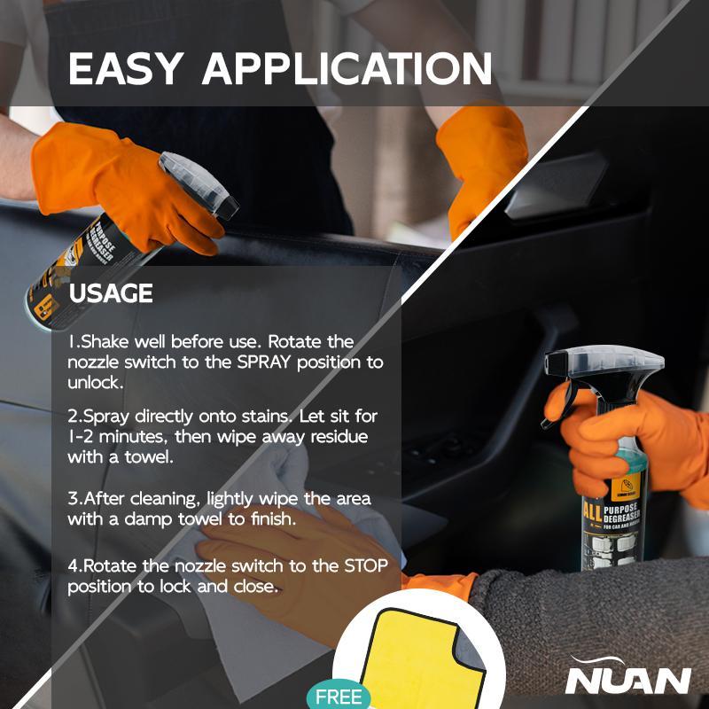 NUAN Car Foam Cleaner - Multi-Surface-zz（50% off at checkout！）