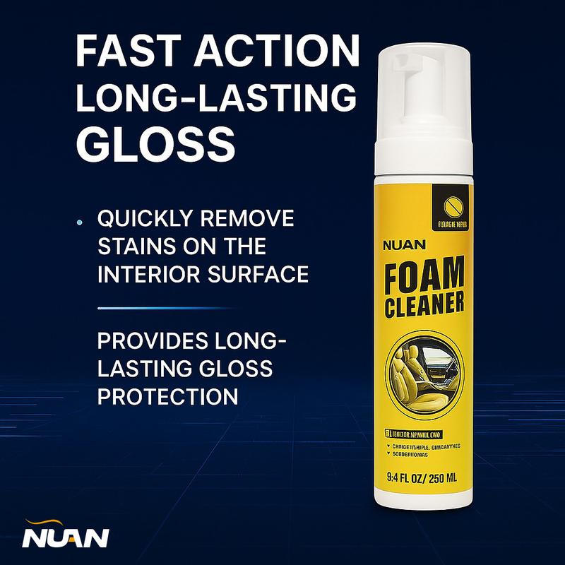 NUAN Car Leather Cleaner - Foam Formula-pm（50% off at checkout！）