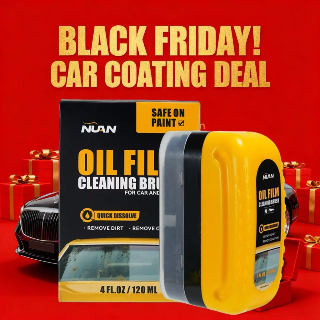 NUAN Windshield Cleaning Brush - Oil Film Remover-zz（50% off at checkout！）