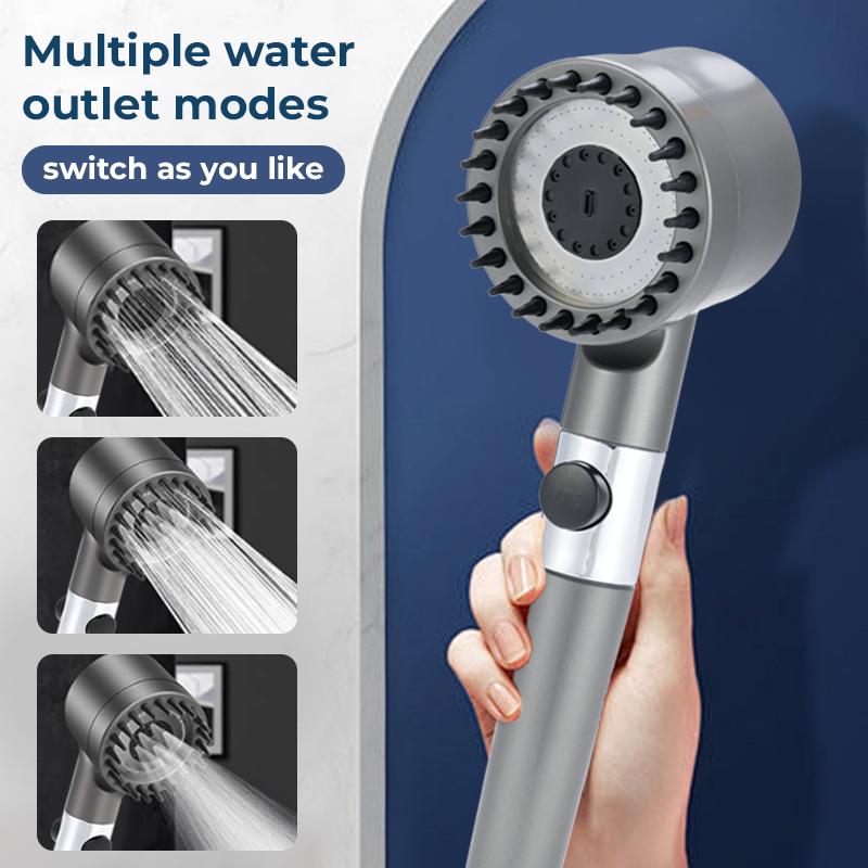 Filtered Shower Head with 3 Spray Modes & Relaxing Water Boost,