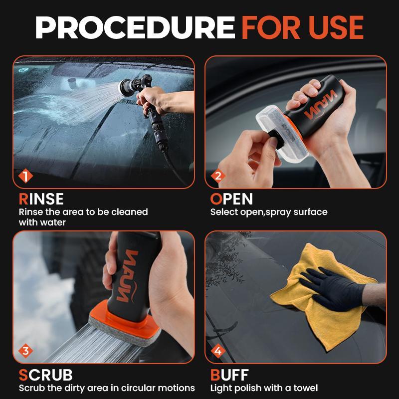 NUAN Windshield Cleaning Brush - Oil Film Remover-pm（50% off at checkout！）