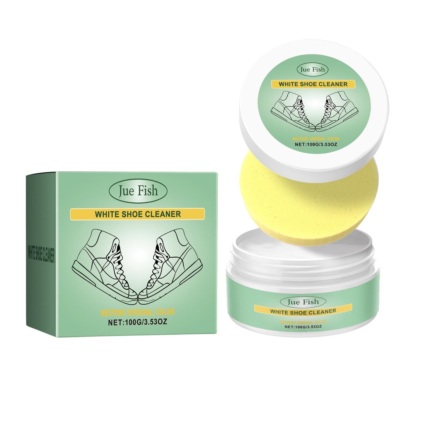 Leather & Sneaker Cleaning Paste – Effortless White Shoe Cleaner!