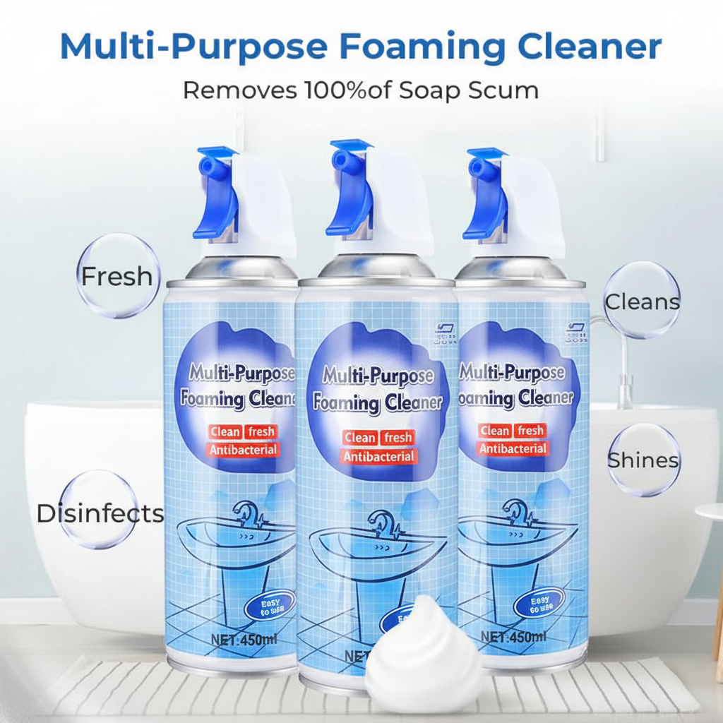 Multi-Purpose Foaming Cleaner - 3 Bottles
